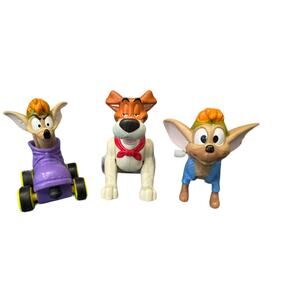 Disney’s Oliver & Company Burger King Toys Tito Chihuahua & Dodger - Lot Of 3